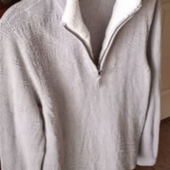 Croft & Barrow Sweater w/ sheepskin neck lining - Picture 3 of 5